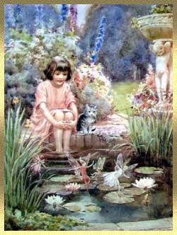 une petite fille et une fée